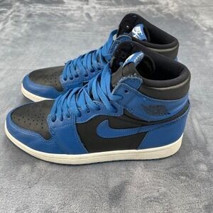 Jordan 1 high blue trainers size 8 #sneakers #basketball'